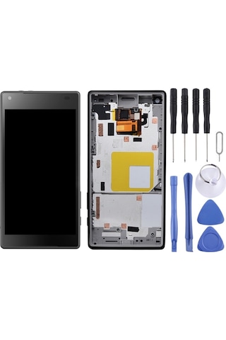 Cbtx Sony Xperia Z5 Kompakt / E5803 / E5823 / Z5 Mini Sayısallaştırıcı Uyumlu Lcd Ekran Çerçeveli Tam Montaj Siyah