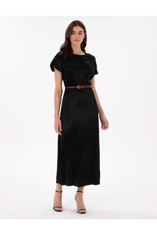 Pierre Cardin Kadın Siyah Elbise Dokuma 50301015-vr046 Siyah