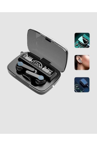 Bluetooth Kulaklık Powerbank Özellikli, Oyun Modlu, Uzun Ömürlü Ve Şarj Kutulu - Diğer