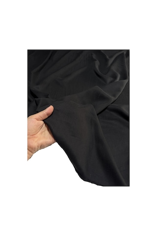 %100 Organik Tencel Kumaş En 150 Cm Elbise, Gömlek, Pantolon Tunik Ev Tekstili 11 -1 Siyah