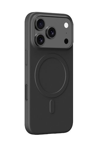 Apple Uyumlu iPhone 17 Pro Kılıf M-safe Şarj Özellikli Amazingthing Minimal Air Serisi Kapak Siyah Siyah