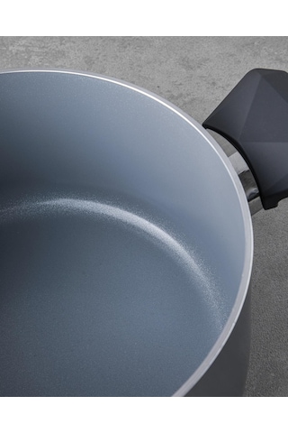 Prego Cerawell Seramik Tencere Gri - 24 Cm