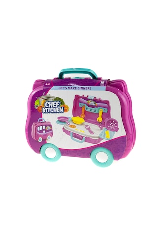 Oyuncak Mutfak Seti 11 Parça Arabalı Set