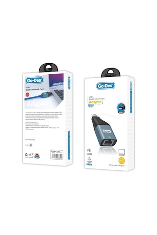 Go Des GD-CT061 RJ45 to Type-C Ethernet Dönüştürücü