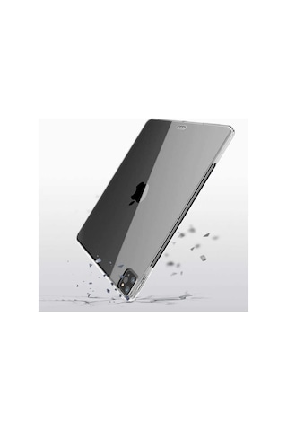 Apple Uyumlu iPad Pro 12.9 Pro 2020 4.nesil - Zore Tablet Süper Silikon Kapak-siyah Tablet Kılıfı