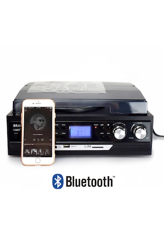 Knstar KN-27 Bluetoothlu Kumandalı Hoparlörlü Pikap