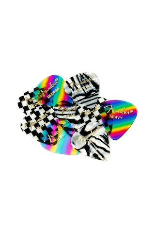 Fender 1980351101 351 Shape Rainbow Thin Gitar Penası 12'li İ