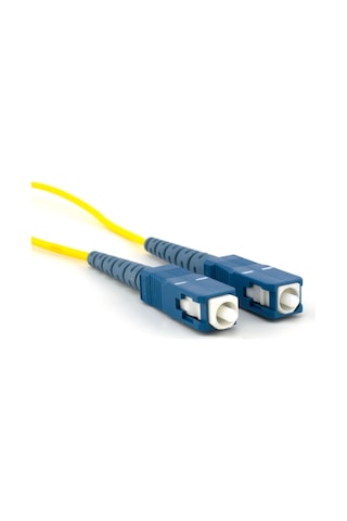 Fiber Optik Patch Kablo 10 Metre Sc-sc 9/125 Singlemod (EV-OFİS internet bağlantısı için uygundur.)