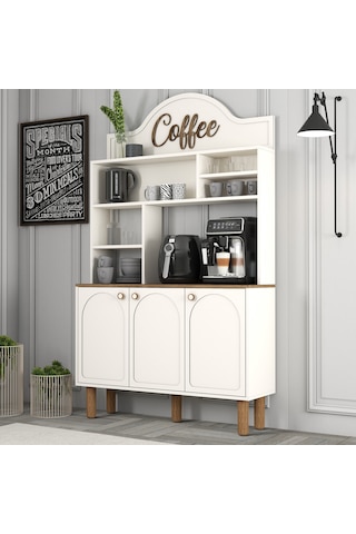 Bohem Kahve Köşesi 120cm - Krem Krem