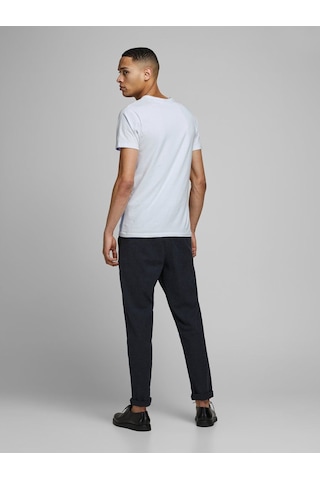 Jack & Jones Jack Jones Basic O-Neck Tee S/S Noos Erkek Beyaz Tshirt 12058529- Beyaz