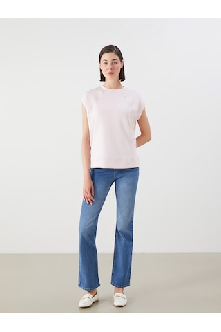 Lcwaıkıkı Classic Pembe Oversize Soft Touch Kadın Tişört