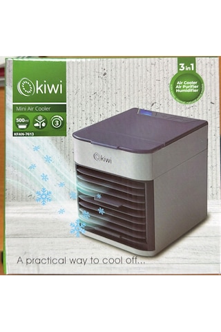 Kiwi Kfan-7613 Buharlı Masaüstü Vantilatör + Soğutucu + Hava Temizleyici
