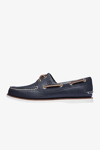Timberland Erkek Mavi Tekne Ayakkabısı Tb0740364841 Mavi