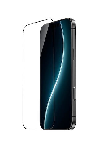 Apple Uyumlu iPhone 16 Pro Benks Glass Warrior Hd 0.3mm Kenarları Güçlendirilmiş Cam Ekran Koruyucu Aparatlı