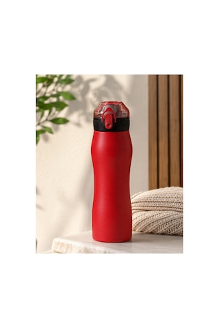 750 Ml Çelik Matara 5 Renk Seçeneği Kırmızı