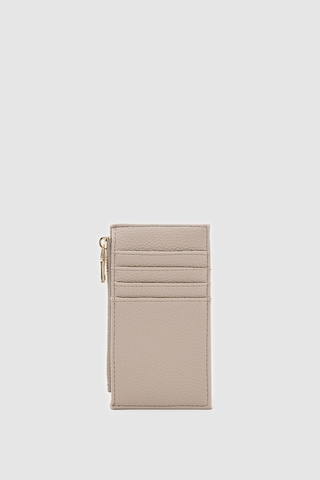 Shule Bags Linn Dokulu Kadın Kartlık Bej