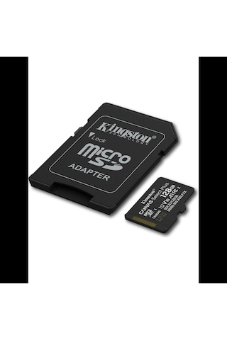 Kıngston Sdcs3/128gb, Canvas Select Plus Gen3 A1, 100mb/s, Microsd Kart Bellek Sd Adaptörlü
