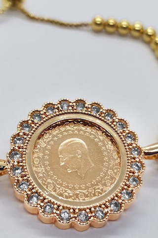 22 Ayar Çeyrek Altınlı Asansör Bileklik N11.75