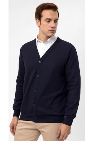 Süvari Exculusive Smart Casual Düğmeli Hırka Antrasit