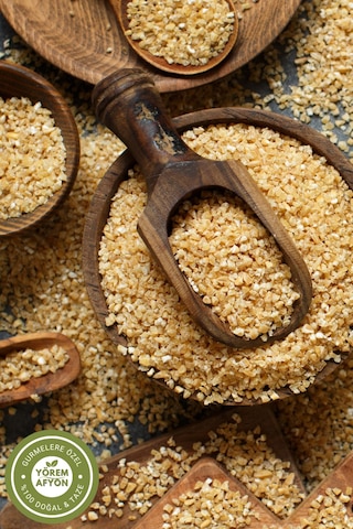 Yörem Afyon Meşhur Gaziantep Yeni Mahsul Organik Tarım Pilavlık Bulgur 1000gr.
