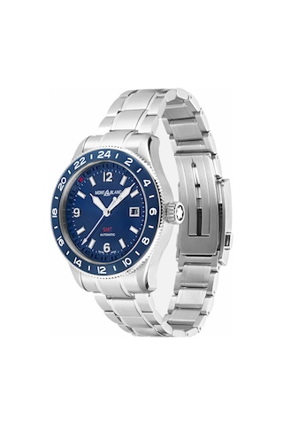 Montblanc 1858 Gmt 129616 Altın - Mavi