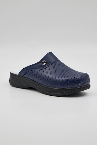 Terz-0052 Quicksteps Professional Kadın Anatomik Ve Comfort Sabo Terlik Lacivert