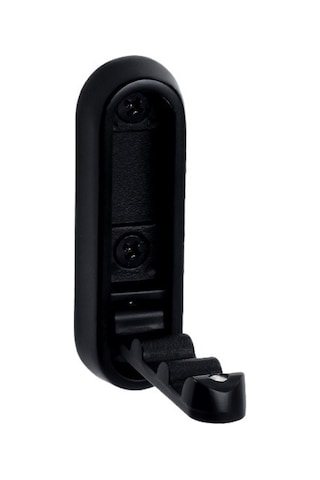 Kosona Duvar Takılı Çekilebilir Metal Kanca Siyah 1 Adet - Çamaşır, Çanta, Mutfak Gereçleri İçin Dayanıklı Çinko Alaşımlı