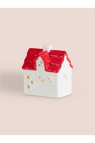 Dekoratif Led Işıklı Yılbaşı Evi 10x7x12 Cm Yılbaşı