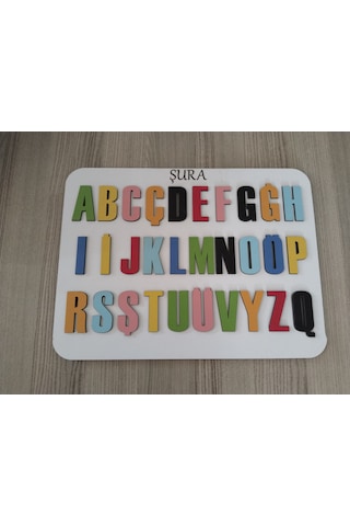 Çocuk Gelişimi Alfabe Yap-boz Puzzle Oyun Kaliteli