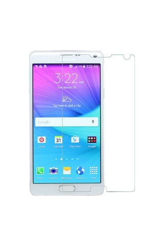 ErkMobile Samsung Uyumlu Galaxy Note 4 2016 Kırılmaz Ekran Koruyucu Temperli Cam