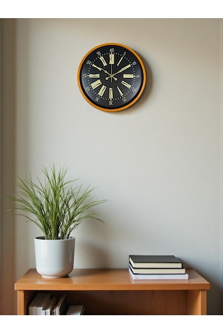 Mcg 36 Cm Turuncu Dekoratif Duvar Saati Çok Renkli 99316035