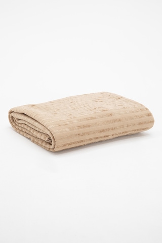 Kaymaz Taban Süngerli Kadife Koltuk - Çekyat Örtüsü 170x210 - Viz Vizon