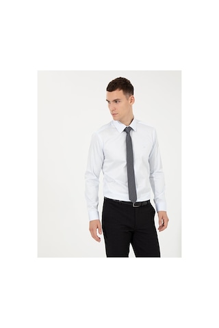 Pierre Cardin Slim Fit Uzun Kollu Klasik Gömlek 50251166-vr003 Mavi