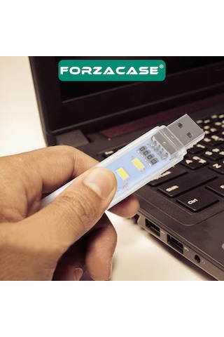 8 Ledli Flash Usb Led Işık Kitap Okuma Gece Lambası - Fc805