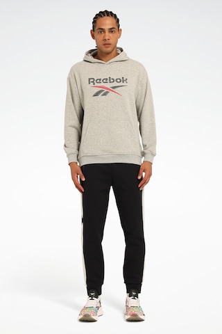 Reebok New Id Reg Hoodıe Gri Erkek Sweatshirt 000000000102055720 Gri-lacı-kırmızı Çok Renkli