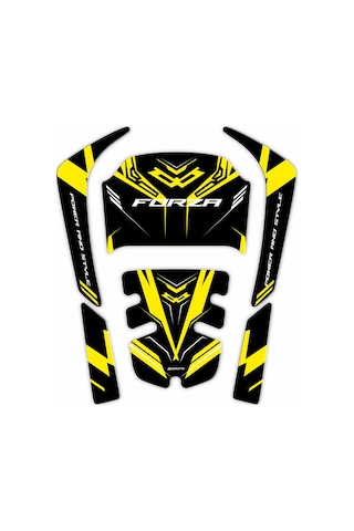 Honda Forza 250 Tank Pad Hofo27rs 2021-2026 Uyumlu Karbon Koruyucu Pad