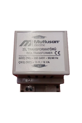 15 Volt 15 Watt Zil Trafosu N11.427