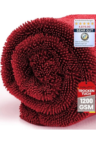 Tomahawk Mikrofiber Araba Temizleme Havlusu Çift Taraflı 1200 Gsm Premium Araç Bakım Ultra Emici 50x80