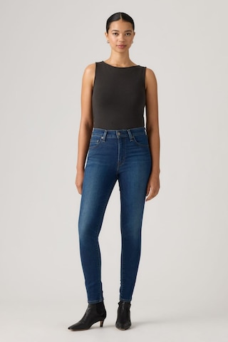 Levi's 721 Yüksek Bel Skinny Worn Midnight Dark Indigo Kadın Jean-16564 Lacivert