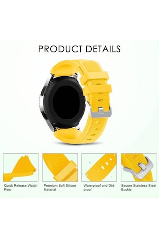Huawei Watch Gt1 Gt2 Gt3 Kordon 46Mm Akıllı Saat Silikon Kayış (418202056)