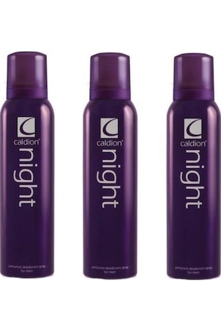 Caldion Night Erkek Sprey Deodorant 3 x 150 ML