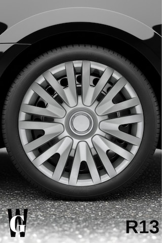 Skoda Forman 13 İnç Jant Kapağı 4 Adet Gri G110