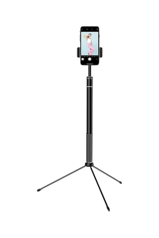 Philips 2in1 Tripod Standlı Youtube Tiktok Selfie Çekim Işıklı Telefon Tutucu - Makyaj Işığı Dlk3621n/93
