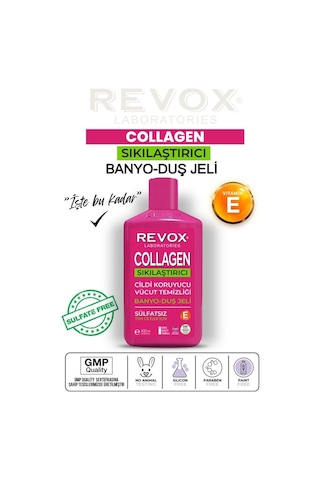 Revox Collagen Cildi Sıkılaştırıcı Sülfatsız Banyo Ve Duş Jeli 400 ML