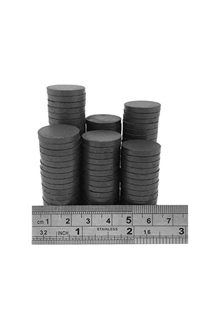 Mns Magneteksan Ø20x3 Mm Ferrit Çok Amaçlı Süsleme Mıknatısı - 500 Adet