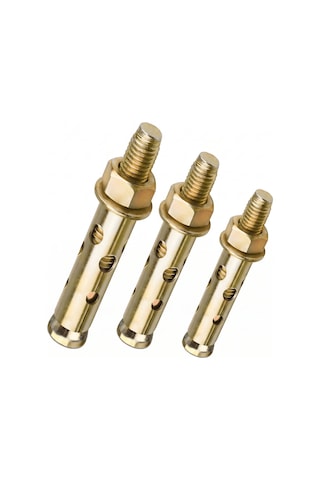50 Adet 6x45 Mm Gömlekli Çelik Dübel