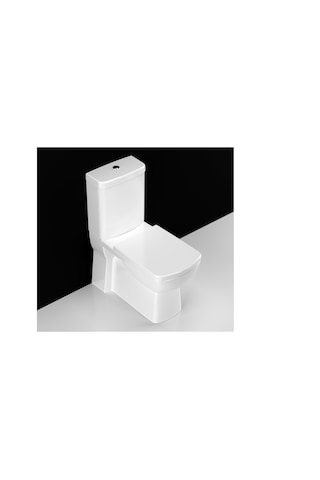 Turavit PLZ1708 Plaza Kanallı Duvara Sıfır Klozet Nkp Yavaş Kapak