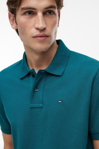Tommy Hilfiger Erkek Yeşil Essential Pique Polo Yaka T-shirt-16256