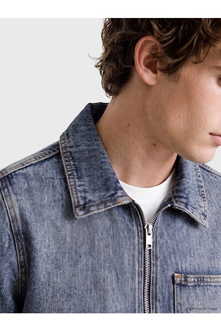 LC Waikiki Lc Waıkıkı İndigo Regular Fit Erkek Jean Ceket