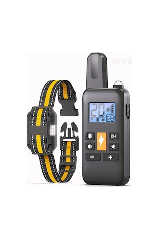 Zilinn Büyük Köpek Eğitim Tasması, Elektrik Şoku, Uzaktan Kumandalı E-yaka, 4 Eğitim Modu, Bip, Titreşim